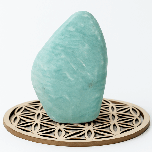 Forme Libre Amazonite Verte 12 cm