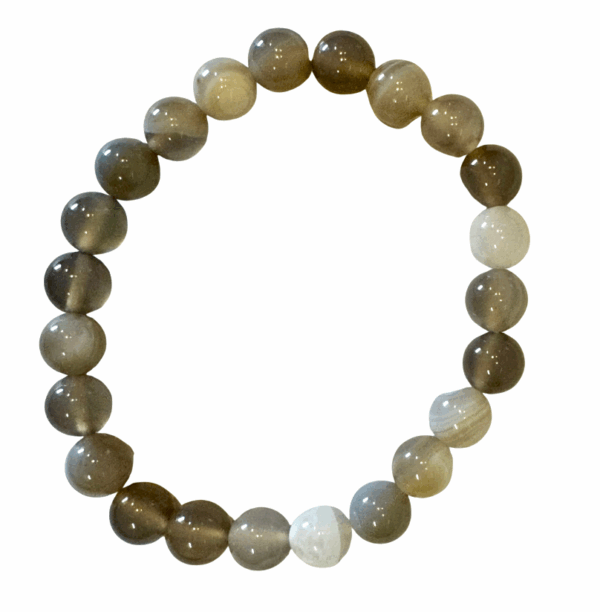 Agate Grise Madagascar 8mm