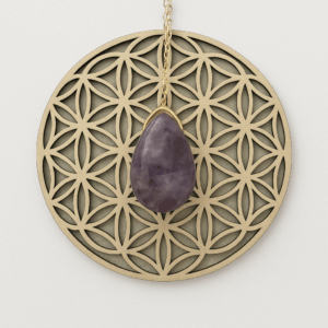 Pendentif en forme larme Améthyste
