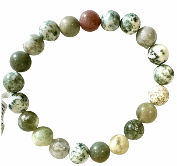 Agate Arbre 8mm qualité A