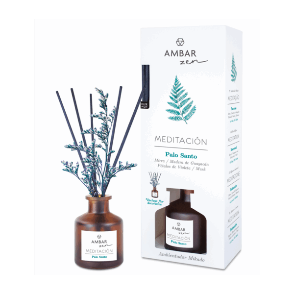 Mikado Ambar Zen Médiation odeur Palo Santo 45 jours