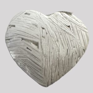Coeur Agate Blanche