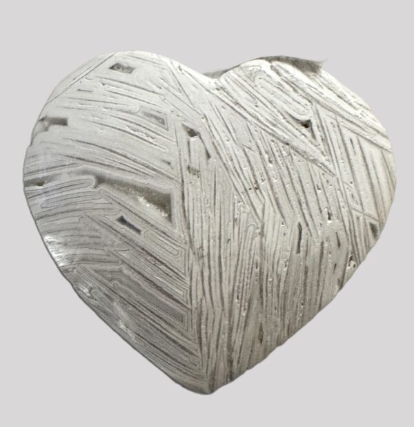 Coeur Agate Blanche