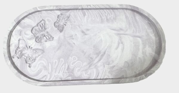 Plateau Papillon en Jesmonite