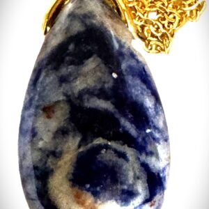 Pendentif forme Larme Lapis Lazuli