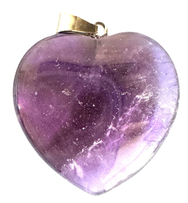 Pendentif coeur Améthyste