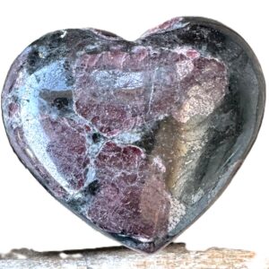Coeur en Tournaline Rose