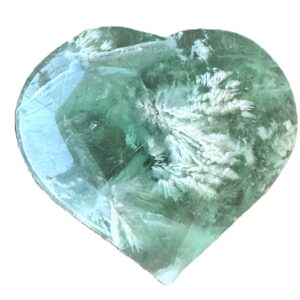 Coeur Agate Fluorite Fleur