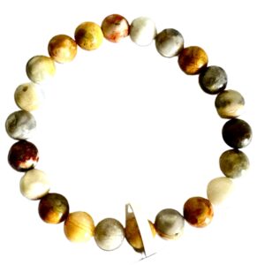 Bracelet Agate Crasy Lace 8mm