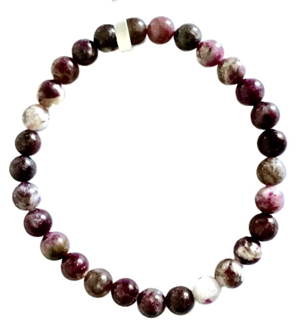 Bracelet Tournaline Rose 6mm