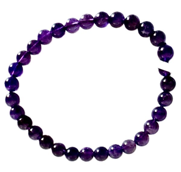 Bracelet Améthyste 6 mm