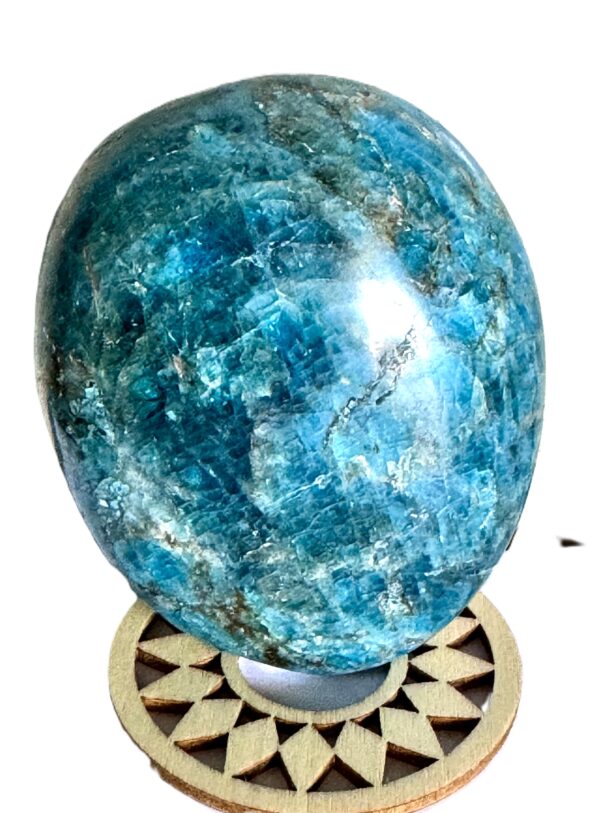 Galet Apatite Bleu