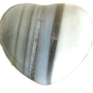 Coeur Agate Grise
