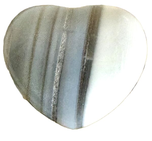 Coeur Agate Grise